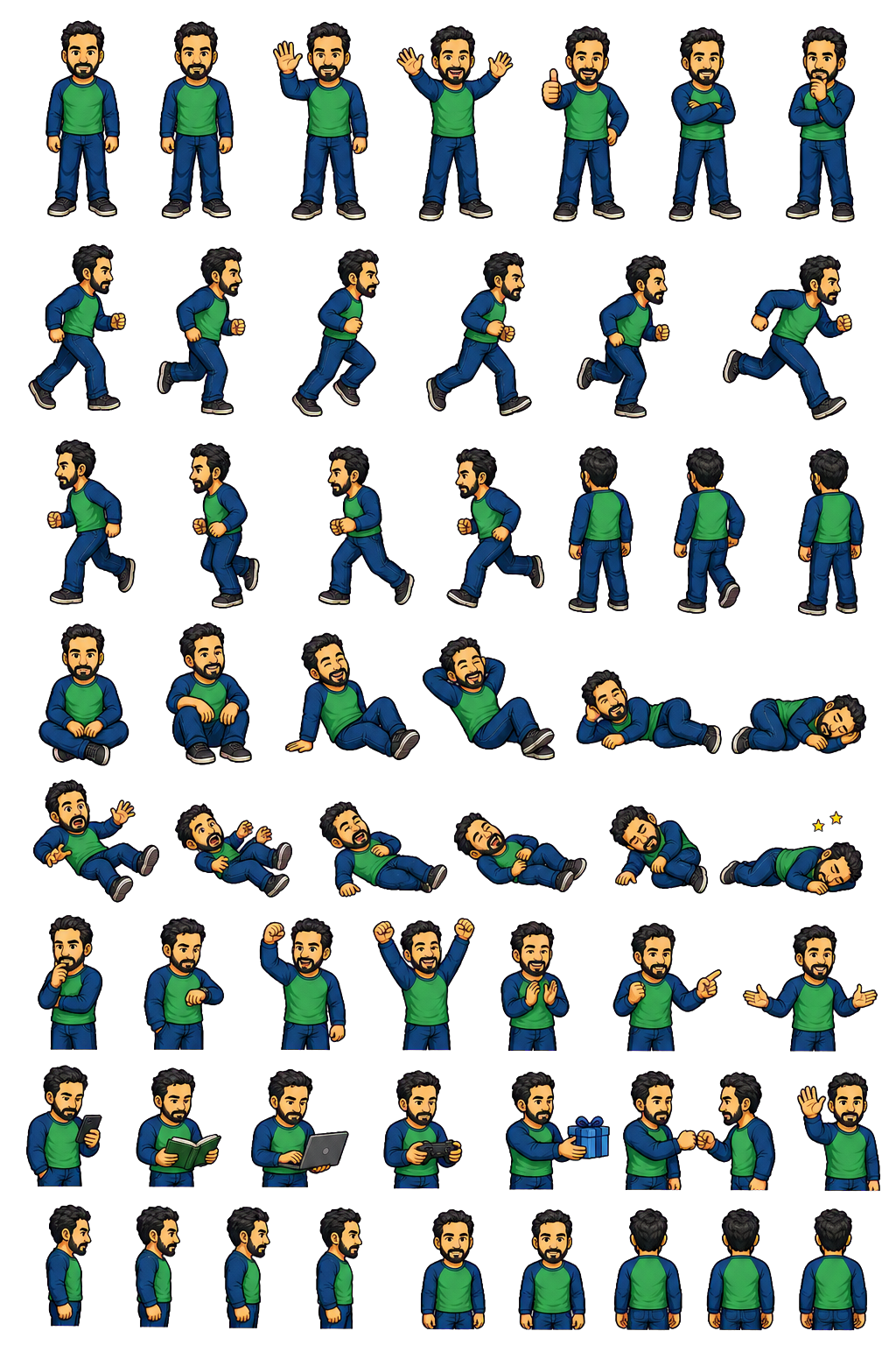 Mr. Chuy Sprite Sheet
