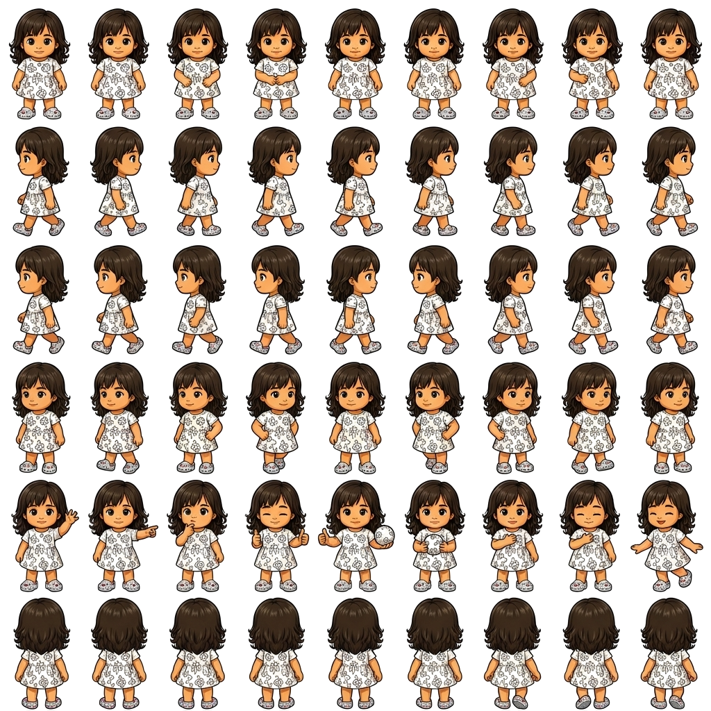 Nangie Sprite Sheet
